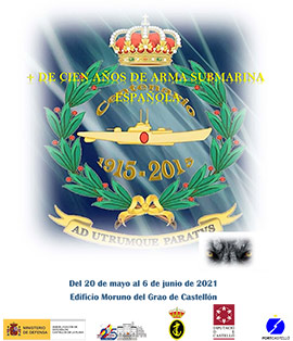 La exposición ´Más de cien años del Arma  Submarina Española´ se inaugura el jueves
