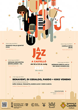 XXIX edición de Jazz a Castelló, del 20 al 23 de mayo