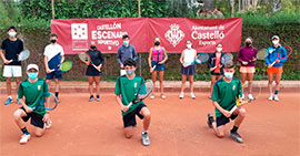 El C.T. Castellón corona a los campeones infantiles de la Comunitat Valenciana