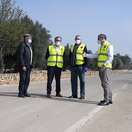 La Diputación incrementa un millón de euros la inversión en conservación de carreteras al asumir la titularidad de nueve vías municipales