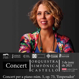 La  pianista Gabriela Montero actuará junto a la Simfònica de Castelló