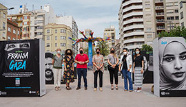 Castelló instala la exposición ´Otra franja para Gaza´ en colaboración con Naciones Unidas