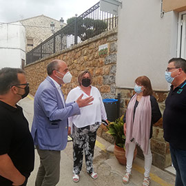 La Diputación promueve en Gaibiel la apertura de una tienda multiservicio «como revulsivo para fijar y atraer población»