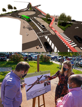 Remodelación de la avenida Castell Vell con carril bici y aceras