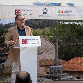 José Martí: ´Es una gran noticia que mañana se firme el convenio para la recuperación de Sant Joan de Penyagolosa que financiarán al 50% la Diputación y la Generalitat´