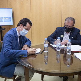 Inauguración de la oficina técnica de apoyo a los ayuntamientos para el acceso a los Fondos Europeos de reconstrucción