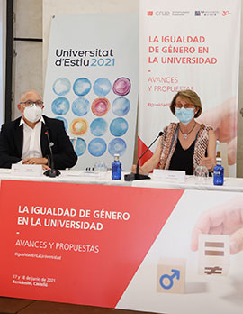 Alcón apela a la responsabilidad de las universidades para alcanzar una sociedad plenamente igualitaria