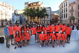Onda homenajea a las subcampeonas de España de balonmano en categoría cadete