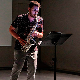 Carlos Tena en la Fundación Caja Castellón