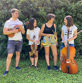 La joven música y máster por la UJI Raquel Climent, galardonada con el I Premio Internacional de Práctica Orquestal