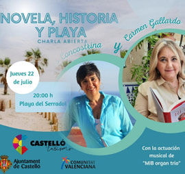 Las escritoras Nieves Concostrina y Carmen Gallardo protagonizarán el tercer encuentro del Ciclo Novela, Historia y Playa