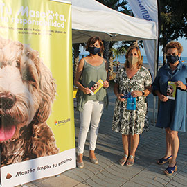 Benicàssim inicia una campaña sobre la responsabilidad que conlleva tener una mascota en casa