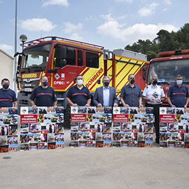 José Martí destaca el “trabajo excepcional” de los bomberos voluntarios de los cinco parques de la provincia por preservar el entorno natural de Castellón