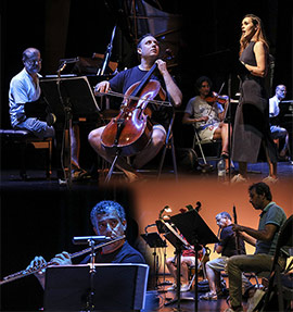 Ensayo del concierto a cargo de Laura Sheerin acompañada por el septeto Solistas de Valencia
