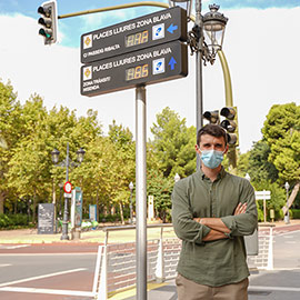 Castelló instala paneles informativos que indican a tiempo real las plazas libres en zonas ORA