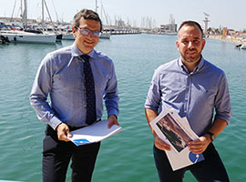El presidente de la Autoridad Portuaria de Castellón, Rafa Simó anuncia las líneas estratégicas y las inversiones productivas para el crecimiento sostenible de PortCastelló