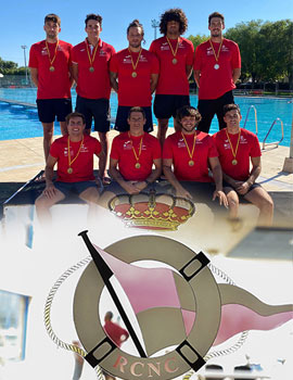 El equipo de KAYAK - POLO del Real Club Náutico de Castellón Campeón de España