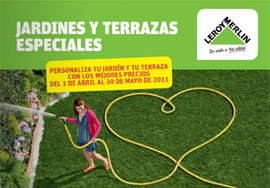 Personaliza tus jardines y terrazas con los mejores precios en Leroy Merlín