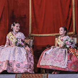 Carla Soriano y María Eixau reinas de las fiestas de Benicàssim