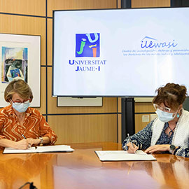 Ilêwasi firma un convenio de colaboración con la Clínica Jurídica y Criminológica de la UJI