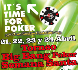 Torneo de Poker Semana Santa en el Gran Casino de Castellón