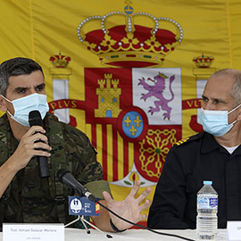 Presentación en Castellón de la activación de defensa aérea Eagle Eye 21-03