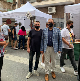 El presidente de la Diputación, José Martí, en la VI Feria Artesanal del Queso de Montanejos