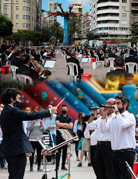 La Banda Municipal de Castelló pone la música del 9 de octubre