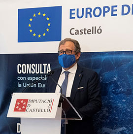 La Diputación financia con 100.000 euros la asistencia técnica de la FVMP para fondos europeos a los ayuntamientos de menos de 5.000 habitantes
