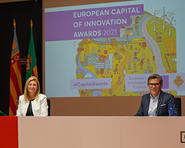 Marco defiende la candidatura de Castelló a Ciudad Europea Innovadora Emergente 2021