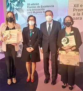 El Ministerio de Agricultura, pesca y alimentación premia dos iniciativas de la provincia de Castelló con la excelencia a la innovación en la actividad agraria