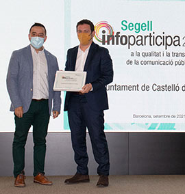 Castellón recibe el premio ``Sello Infoparticipa´´ a la transparencia