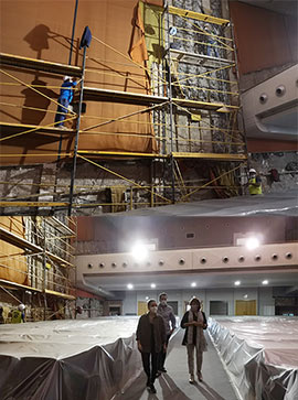 El Ayuntamiento de la Vall d’Uixó invierte 100.000 euros en la remodelación del interior del Teatro Municipal Carmen Tur