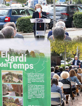 La UJI presenta ´´El Jardí del Temps´´, el nuevo proyecto de zona verde que potenciará la sostenibilidad en el campus