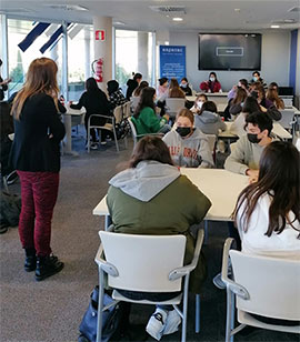 El IES Violant de Casalduch participa en la jornada Ciencia y Tecnología en Femenino organizada por Espaitec