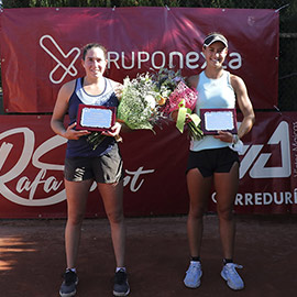 Celia Cerviño, campeona del torneo internacional femenino en el C.T.Castellón