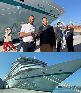 PortCastelló recibe al crucero Amera