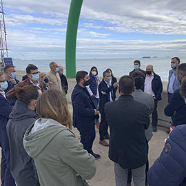 PortCastelló recibe a una representación de Xarxatec
