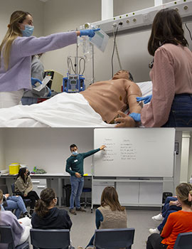 Alumnado de Enfermería y Medicina de la UJI participa en simulaciones clínicas avanzadas