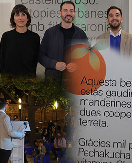 Inauguración de la exposición Castelló 2050: Utopies urbanes amb filtre taronja