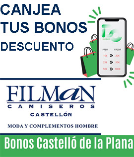 Filman Camiseros participa en la campaña “Abonem Castelló” . Bonos descuento comercio de Castellón