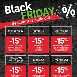 Llega el Black friday a Leroy Merlín Castellón