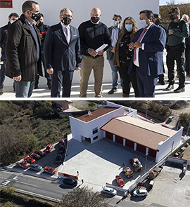 Inauguración el nuevo parque de bomberos voluntarios de Benassal