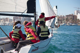 El Illes Columbretes A de Burriana nuevo líder en los Jocs Esportius de Vela de Castellón