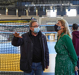 Castelló pone a punto el Ciutat para dar inicio este jueves al Mundial de Balonmano femenino