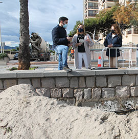 Benicàssim inicia el tapado de pasos inferiores en la avenida Ferrandis Salvador