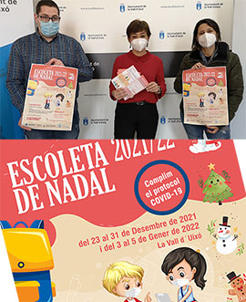 El Ayuntamiento de la Vall d’Uixó presenta la séptima edición de la Escoleta de Nadal
