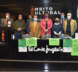 Hoy se ha presentado en El Corte Inglés ´´ Castellón en marcha contra el cáncer´´