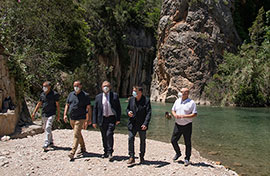 La Diputación respalda las alegaciones del Ayuntamiento de Montanejos al Plan Hidrológico de Cuenca 2022-2027