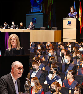 Más de 200 alumnos participan en los actos de graduación del ámbito de Maestro/a de la Facultad de Ciencias Humanas y Sociales del curso 2020-2021